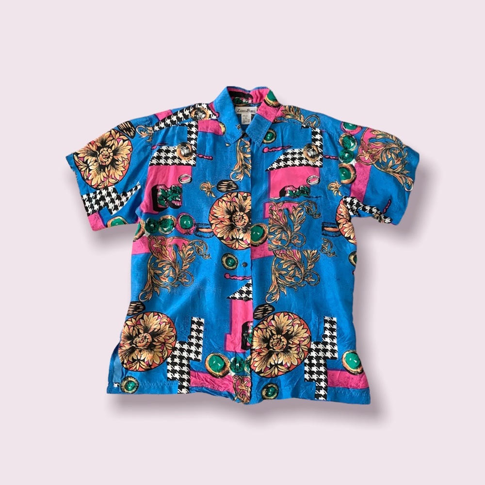 Vintage mens button down shirt